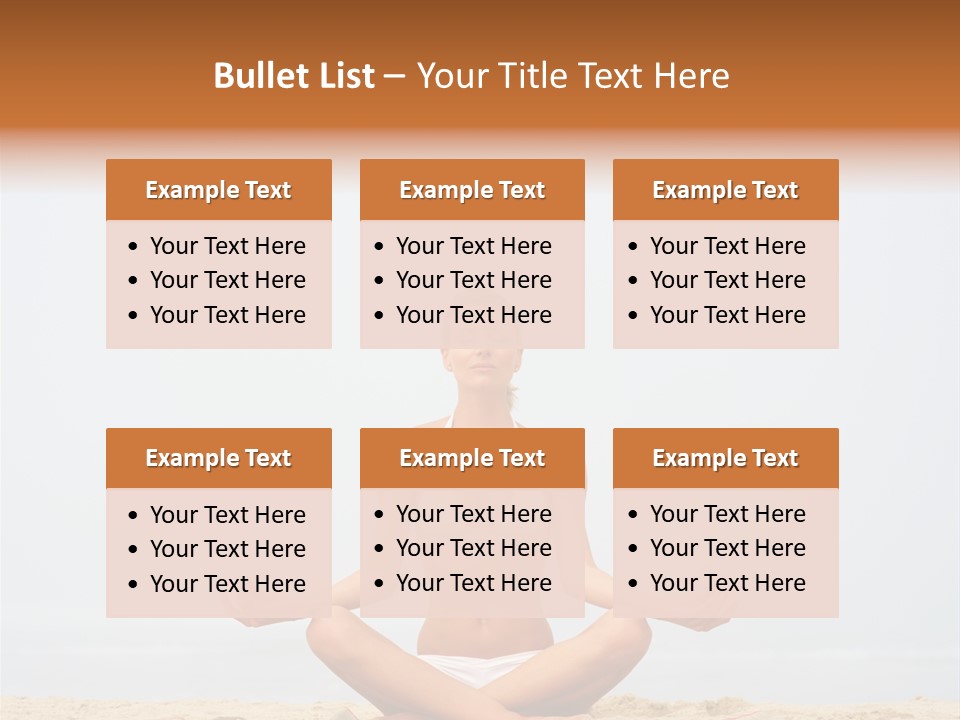 Relaxing Cute People PowerPoint Template