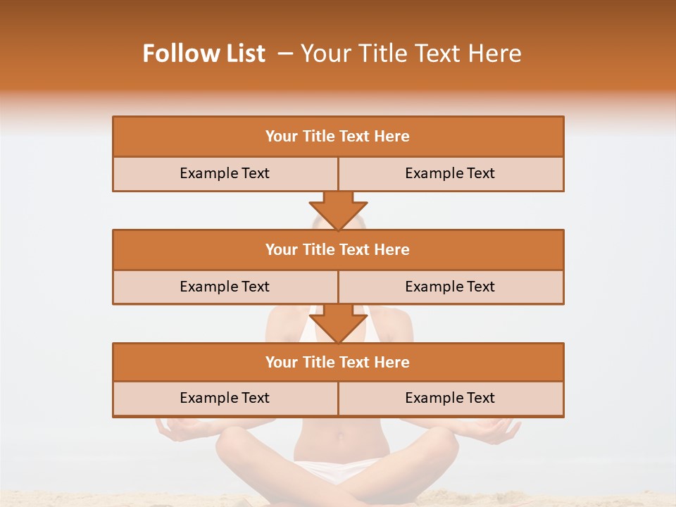 Relaxing Cute People PowerPoint Template