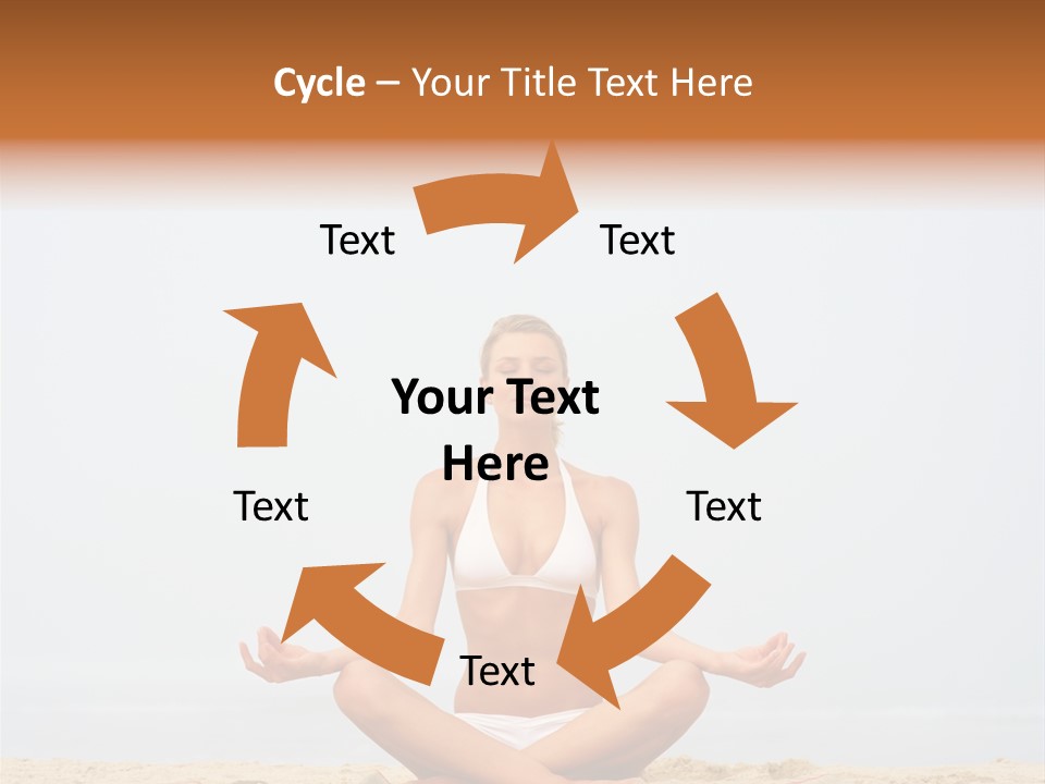 Relaxing Cute People PowerPoint Template