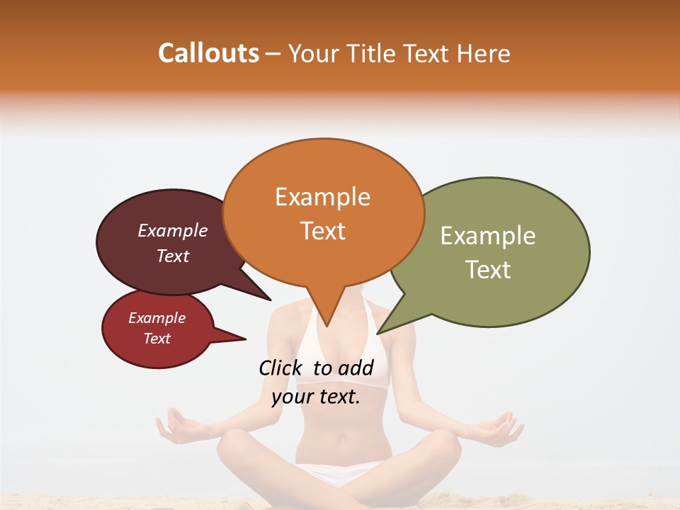 Relaxing Cute People PowerPoint Template