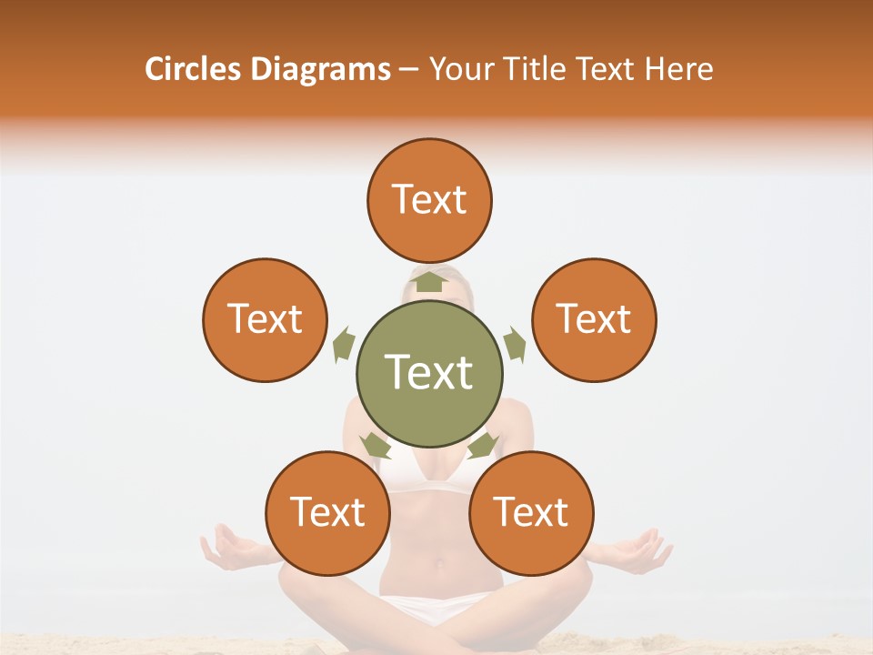 Relaxing Cute People PowerPoint Template