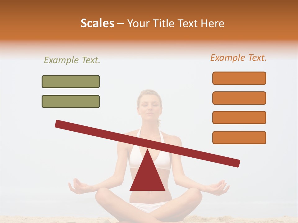 Relaxing Cute People PowerPoint Template