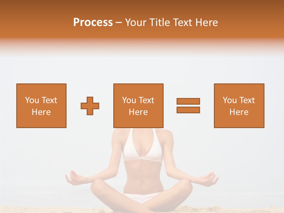 Relaxing Cute People PowerPoint Template