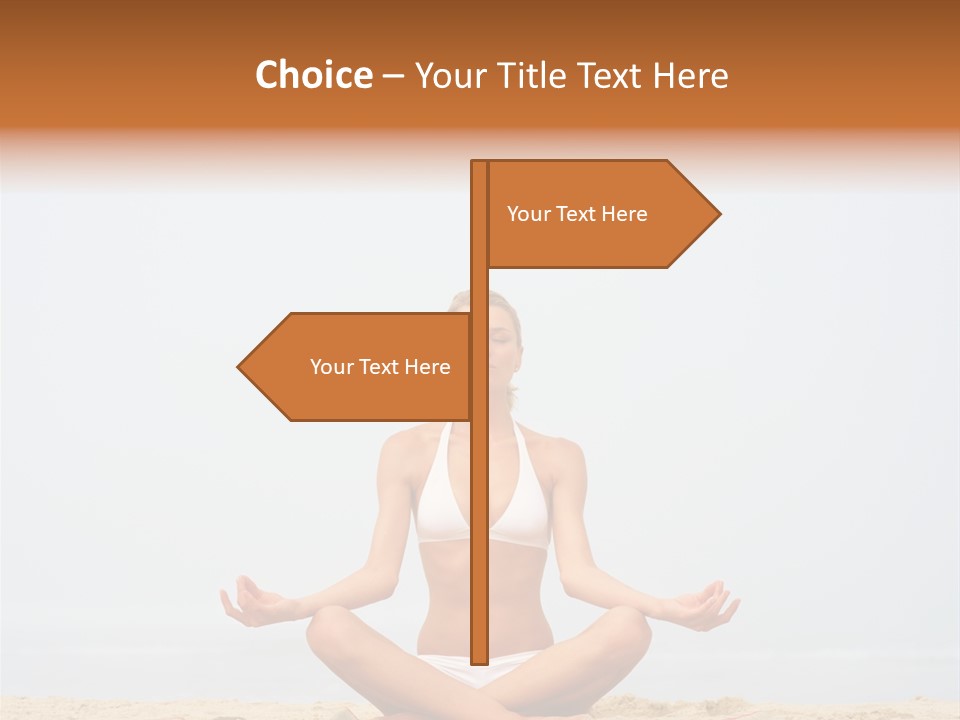 Relaxing Cute People PowerPoint Template