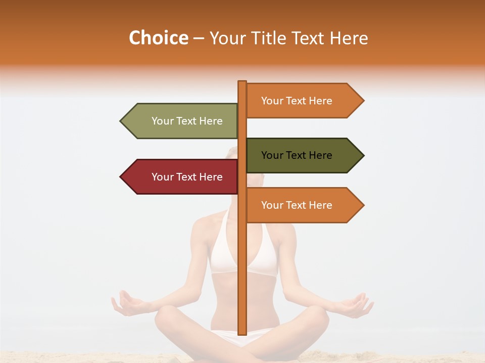 Relaxing Cute People PowerPoint Template