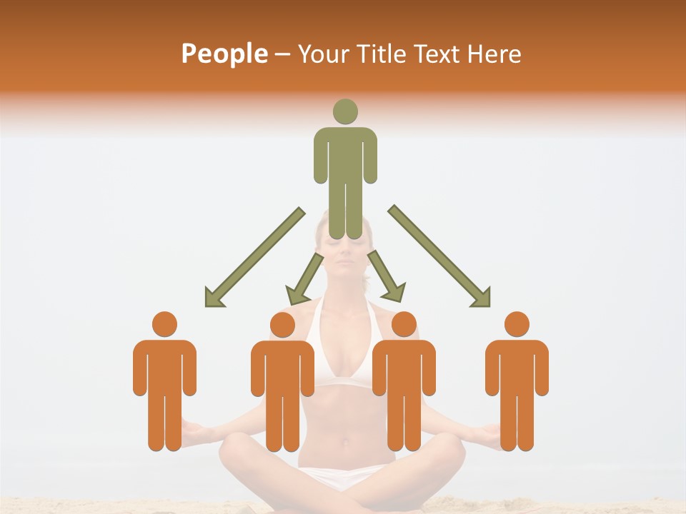 Relaxing Cute People PowerPoint Template