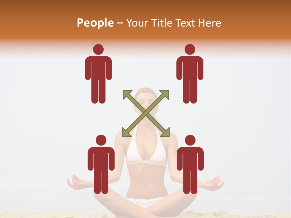 Relaxing Cute People PowerPoint Template