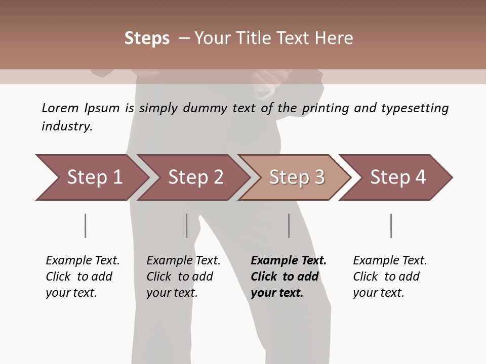 Tie Young Coat PowerPoint Template