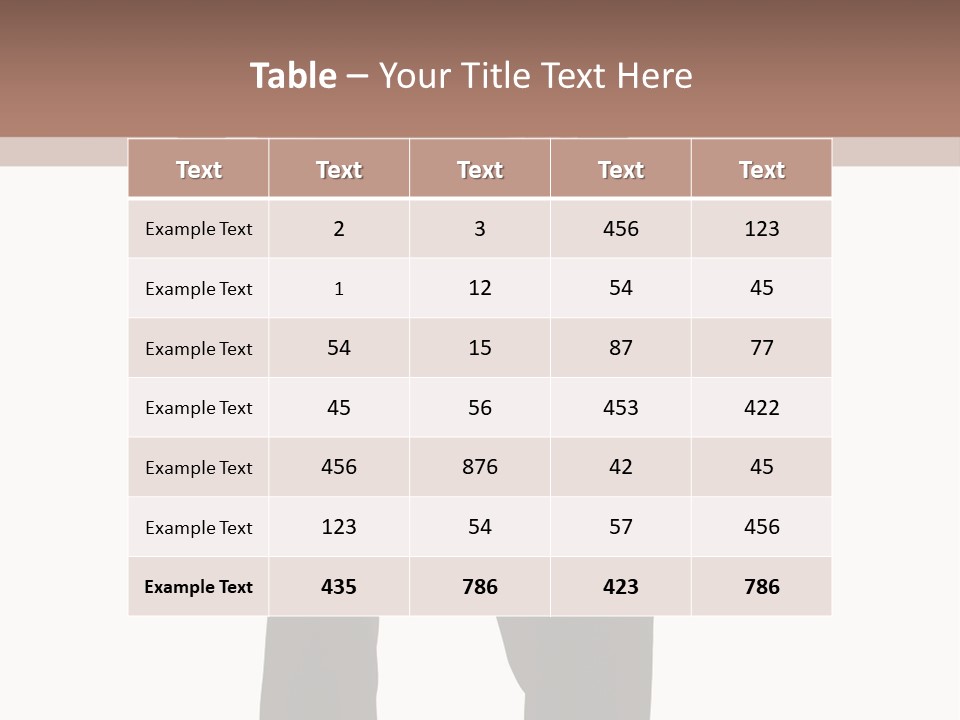 Tie Young Coat PowerPoint Template