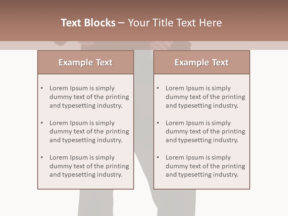 Tie Young Coat PowerPoint Template
