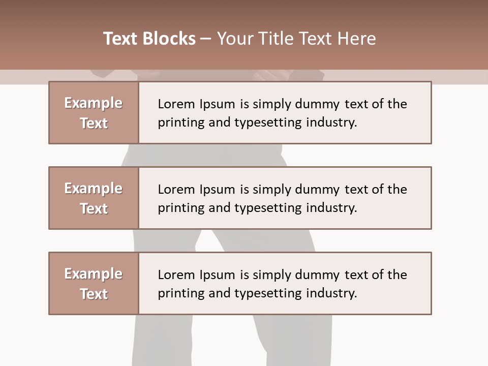 Tie Young Coat PowerPoint Template