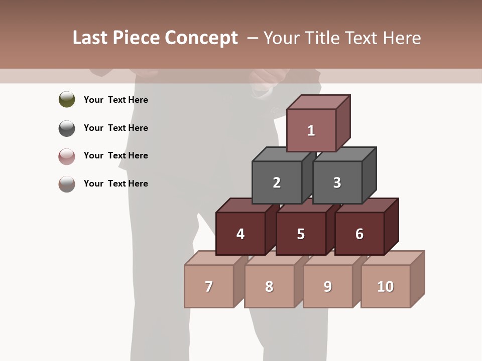 Tie Young Coat PowerPoint Template