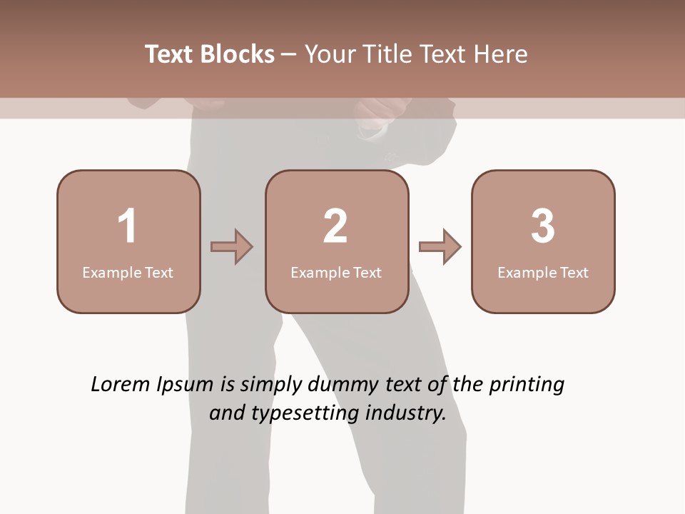 Tie Young Coat PowerPoint Template