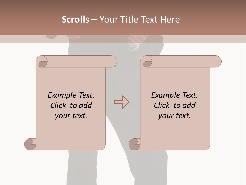 Tie Young Coat PowerPoint Template