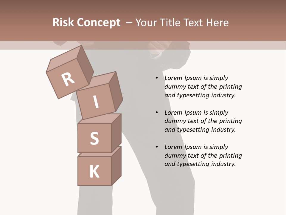 Tie Young Coat PowerPoint Template