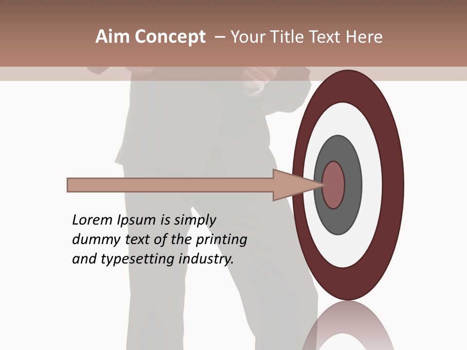 Tie Young Coat PowerPoint Template