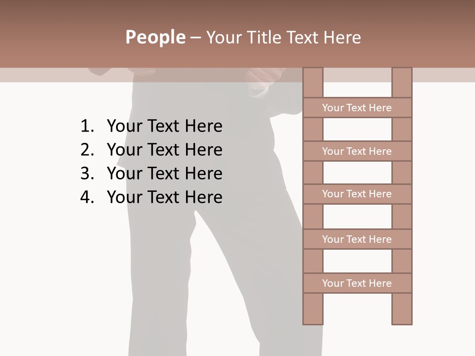 Tie Young Coat PowerPoint Template