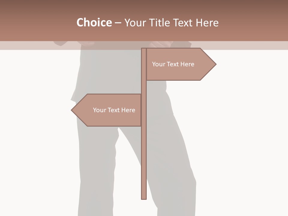 Tie Young Coat PowerPoint Template