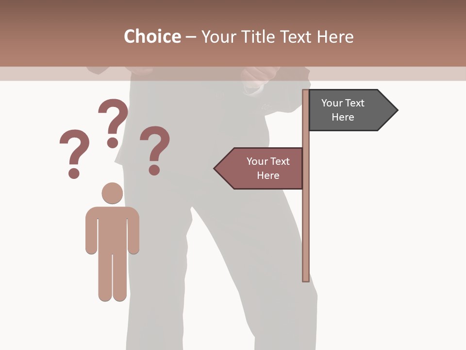 Tie Young Coat PowerPoint Template