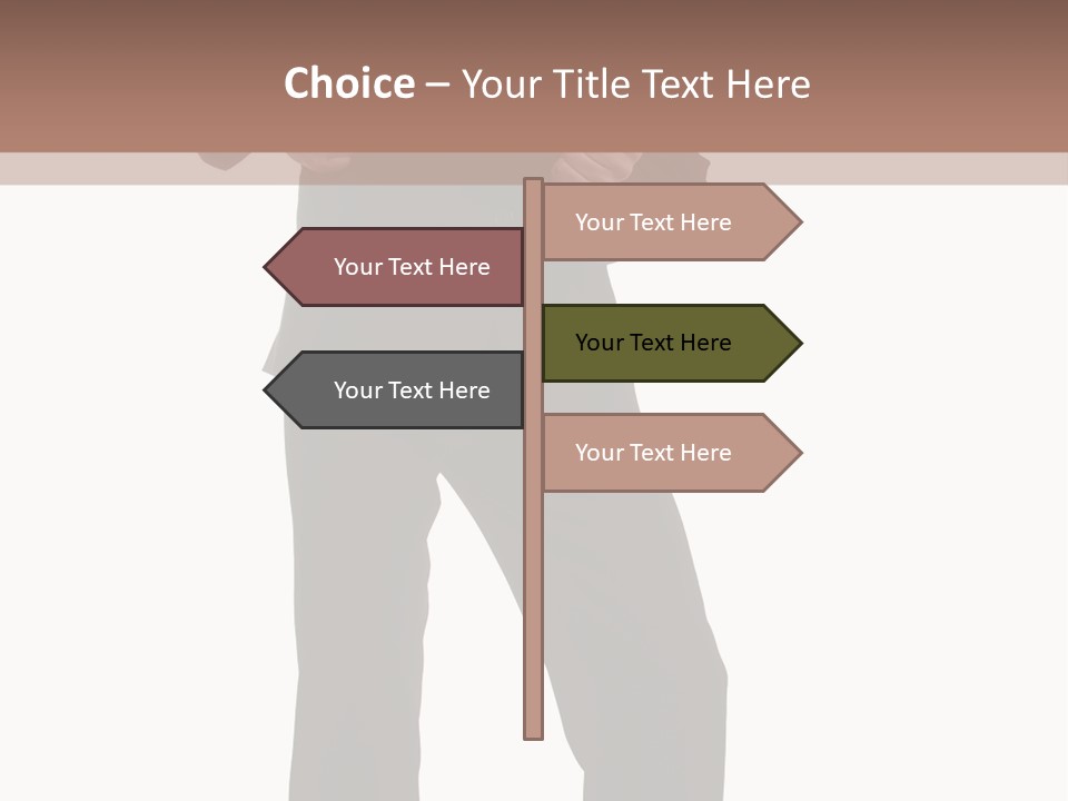 Tie Young Coat PowerPoint Template
