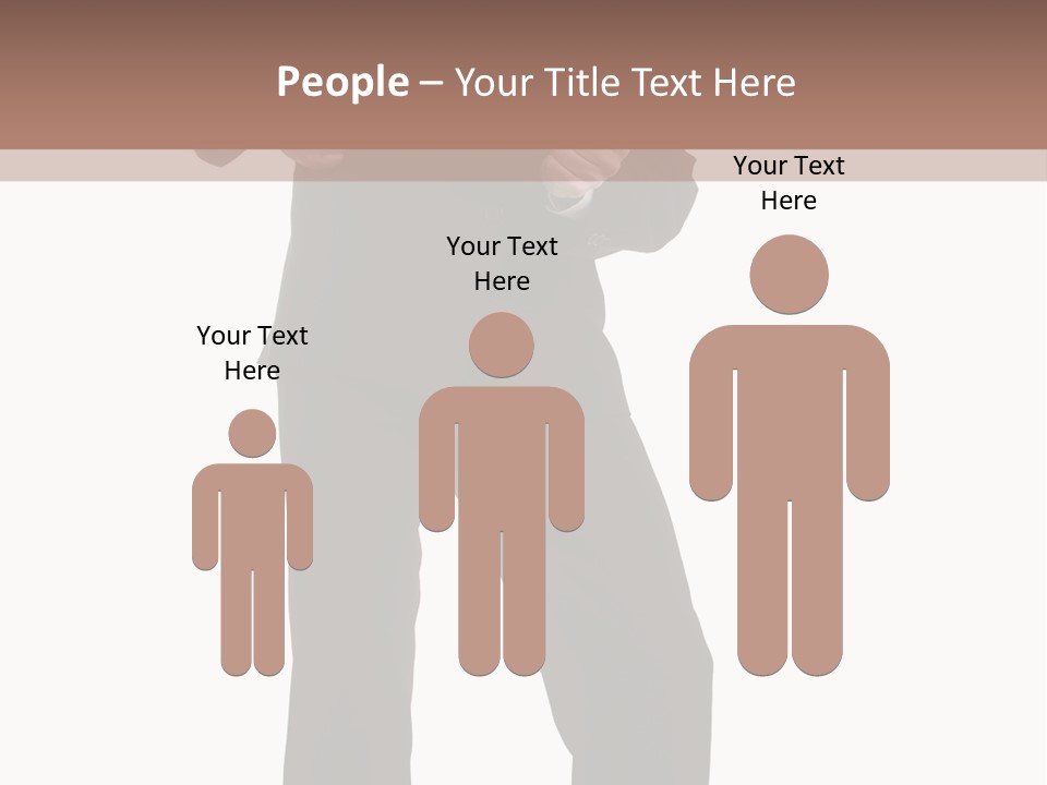 Tie Young Coat PowerPoint Template