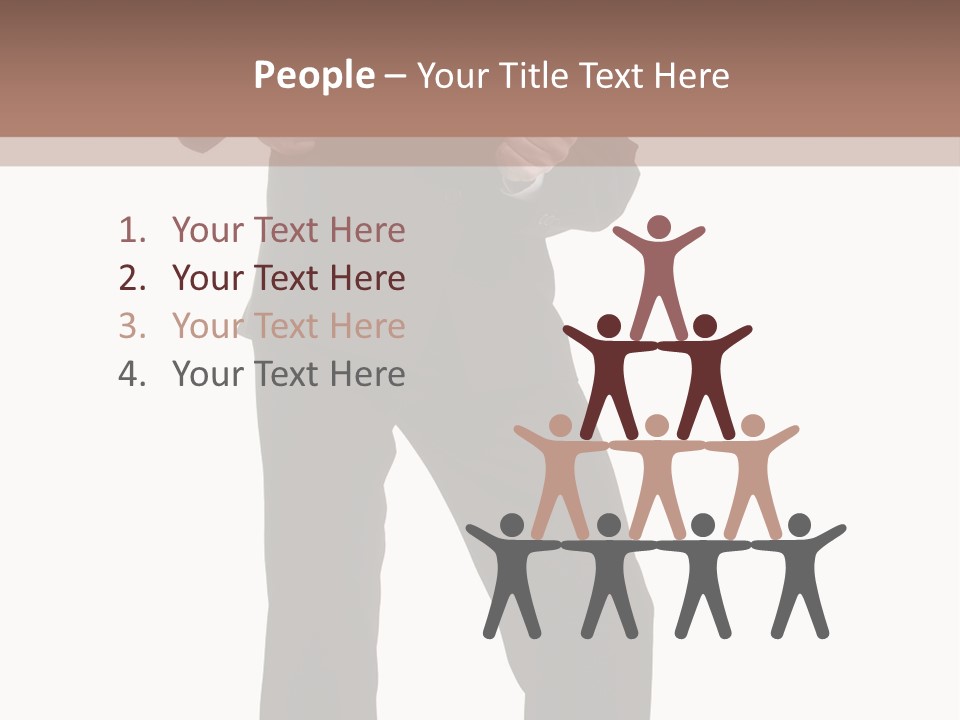 Tie Young Coat PowerPoint Template