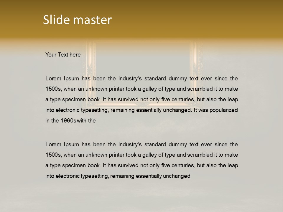 Texture Area Design PowerPoint Template