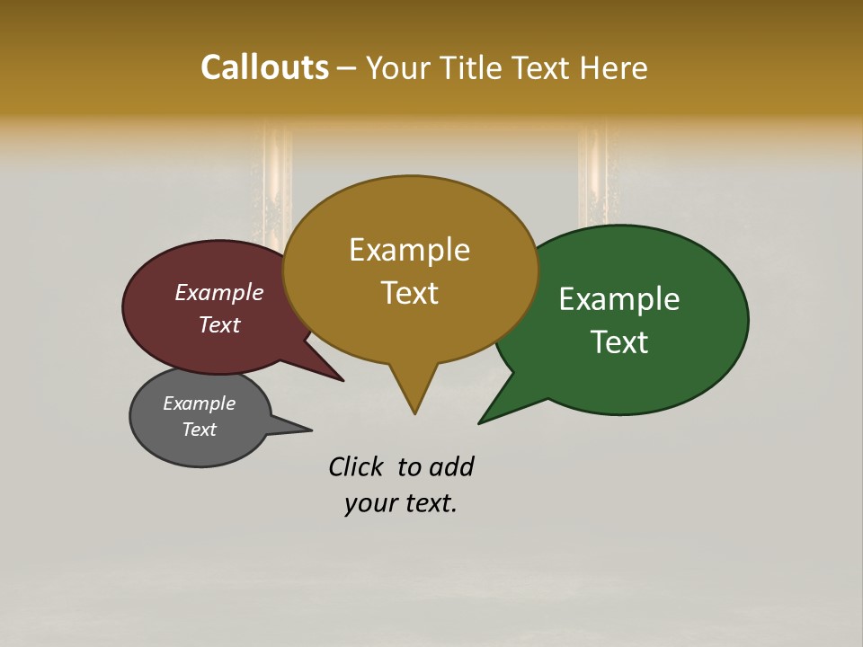 Texture Area Design PowerPoint Template