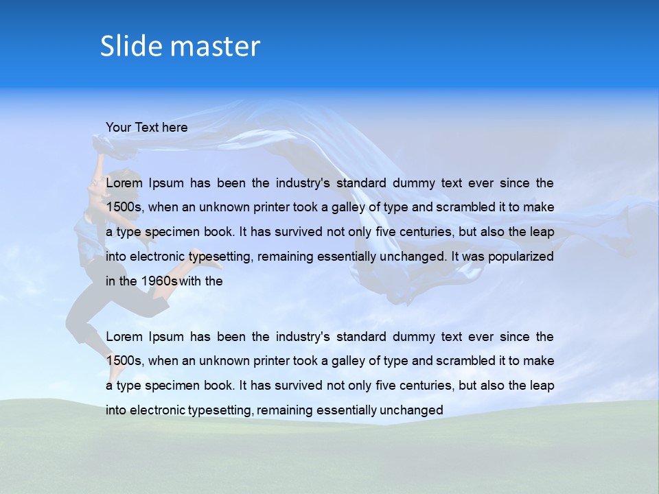 Flexibility Slim Freshness PowerPoint Template