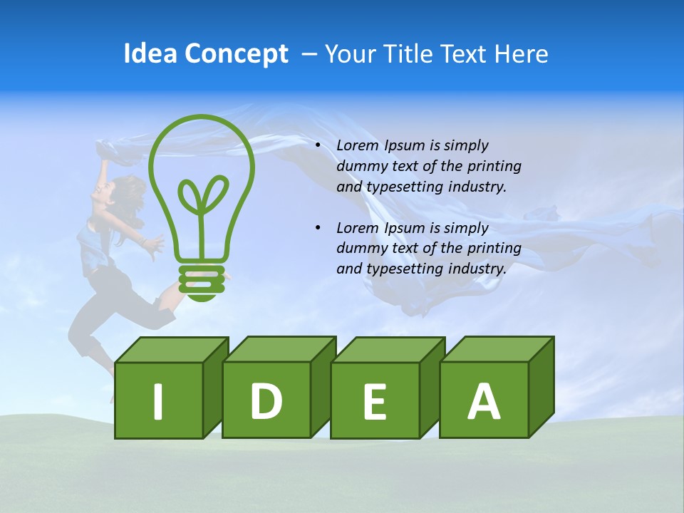 Flexibility Slim Freshness PowerPoint Template