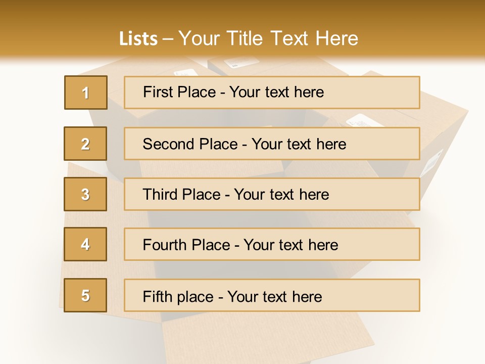 Pack Mail Network PowerPoint Template