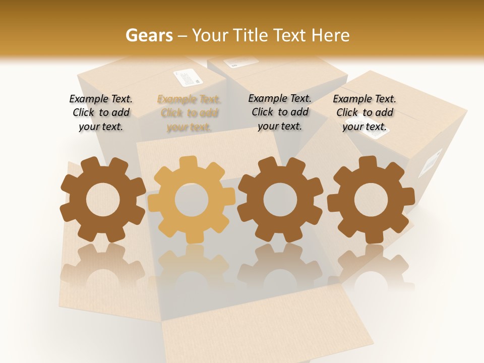 Pack Mail Network PowerPoint Template