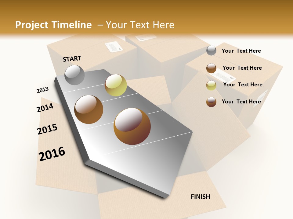 Pack Mail Network PowerPoint Template