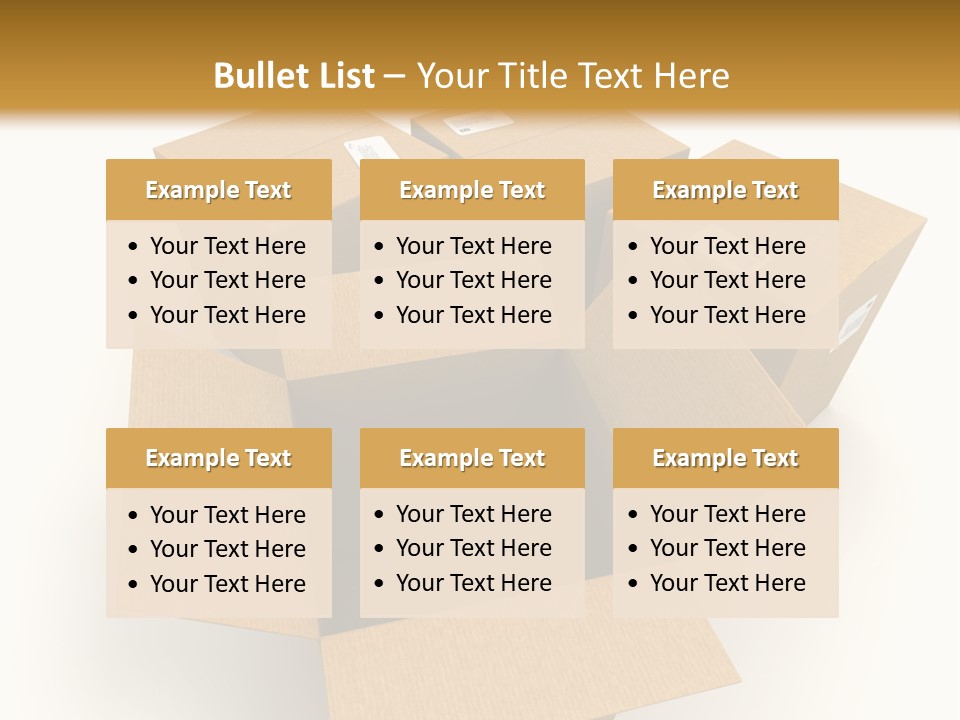 Pack Mail Network PowerPoint Template