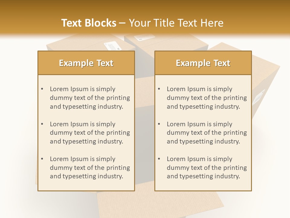 Pack Mail Network PowerPoint Template