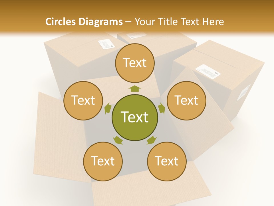 Pack Mail Network PowerPoint Template