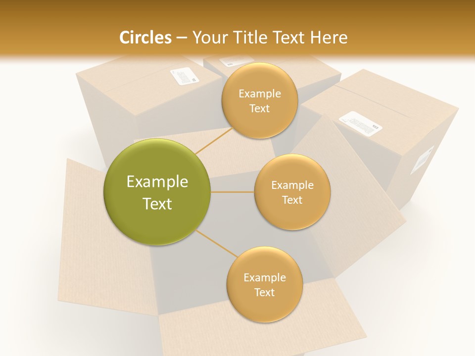 Pack Mail Network PowerPoint Template