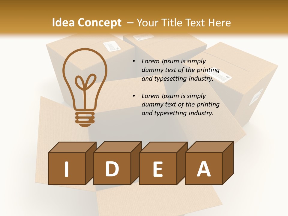 Pack Mail Network PowerPoint Template