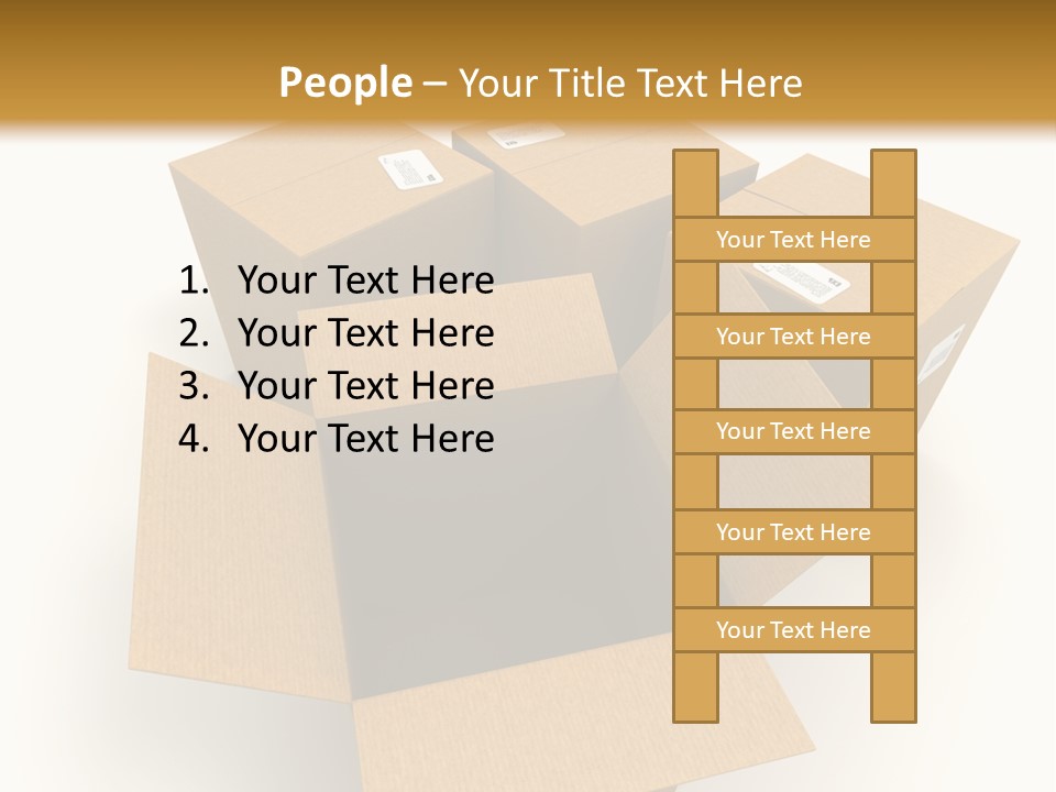 Pack Mail Network PowerPoint Template