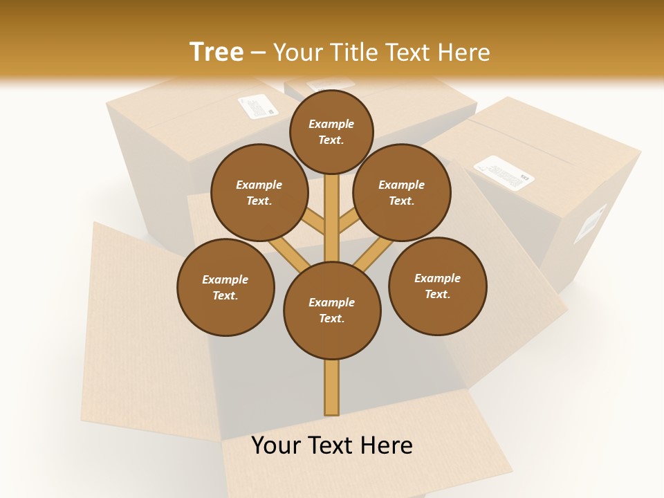 Pack Mail Network PowerPoint Template