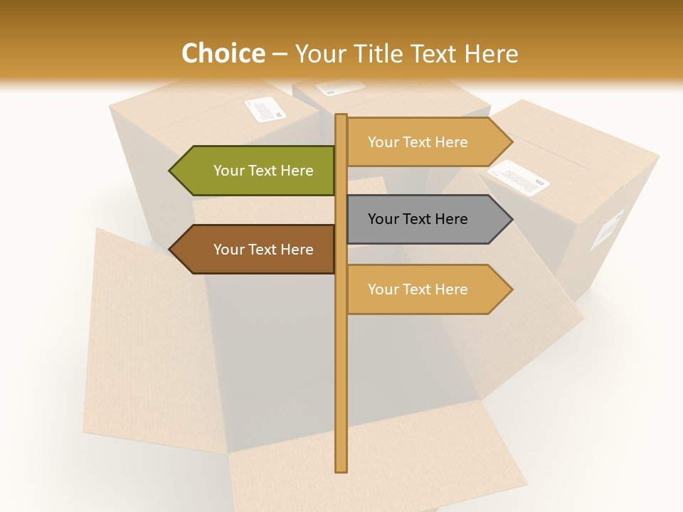 Pack Mail Network PowerPoint Template