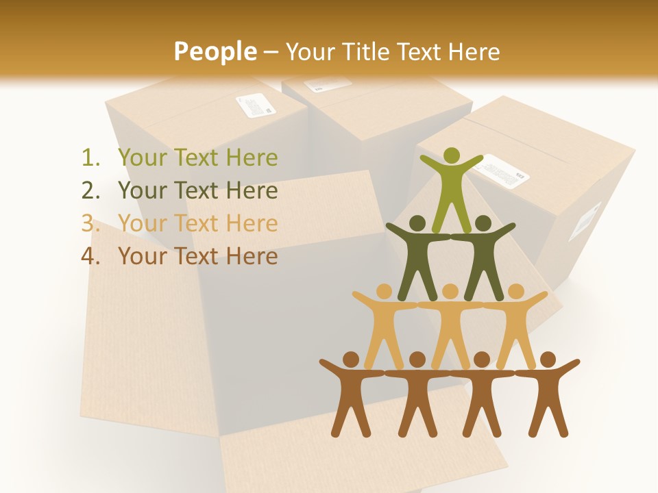 Pack Mail Network PowerPoint Template