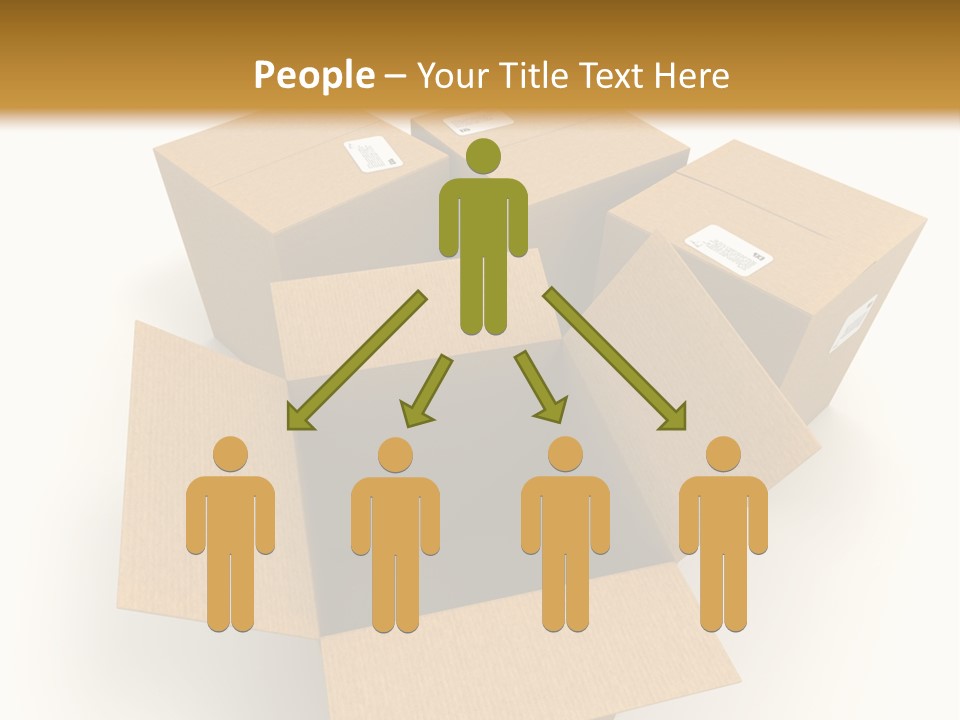 Pack Mail Network PowerPoint Template