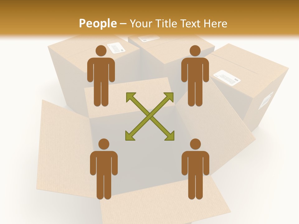 Pack Mail Network PowerPoint Template