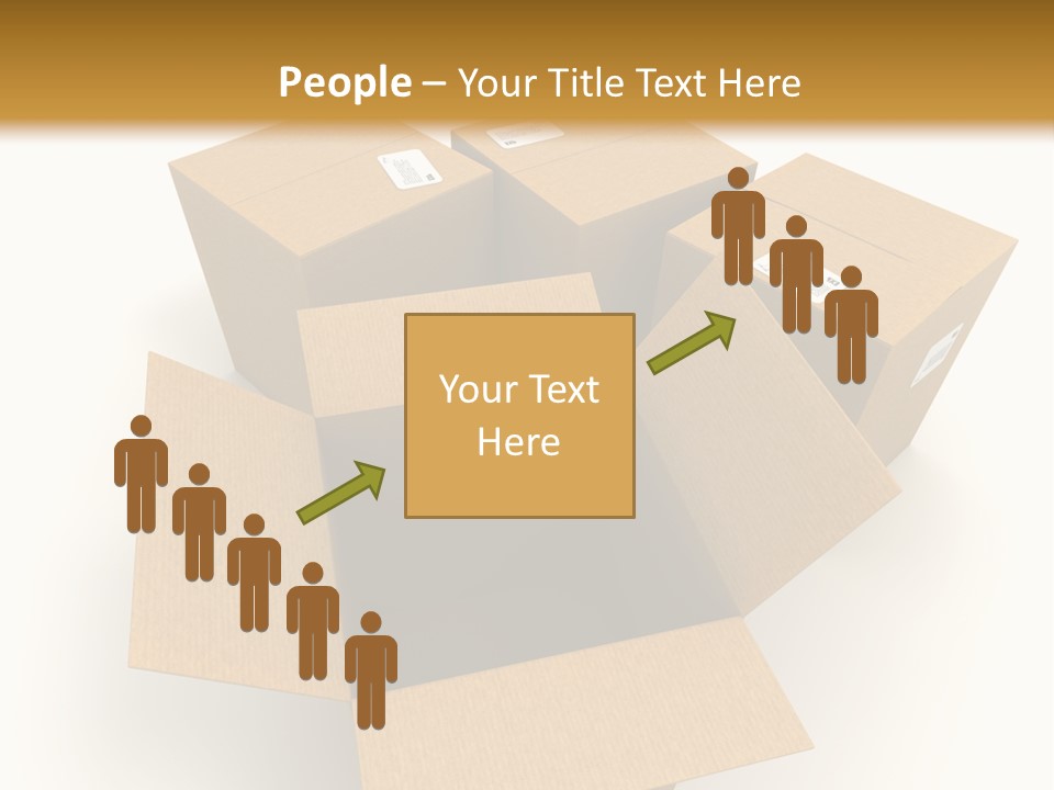 Pack Mail Network PowerPoint Template