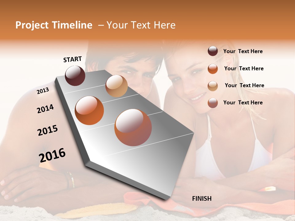 Coup De Main Entrep Envoi PowerPoint Template