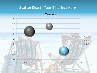 Couple Picnic Sea PowerPoint Template