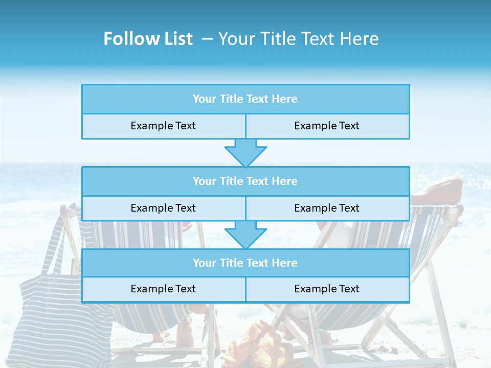 Couple Picnic Sea PowerPoint Template