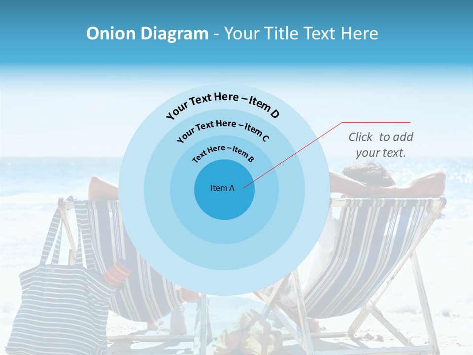 Couple Picnic Sea PowerPoint Template