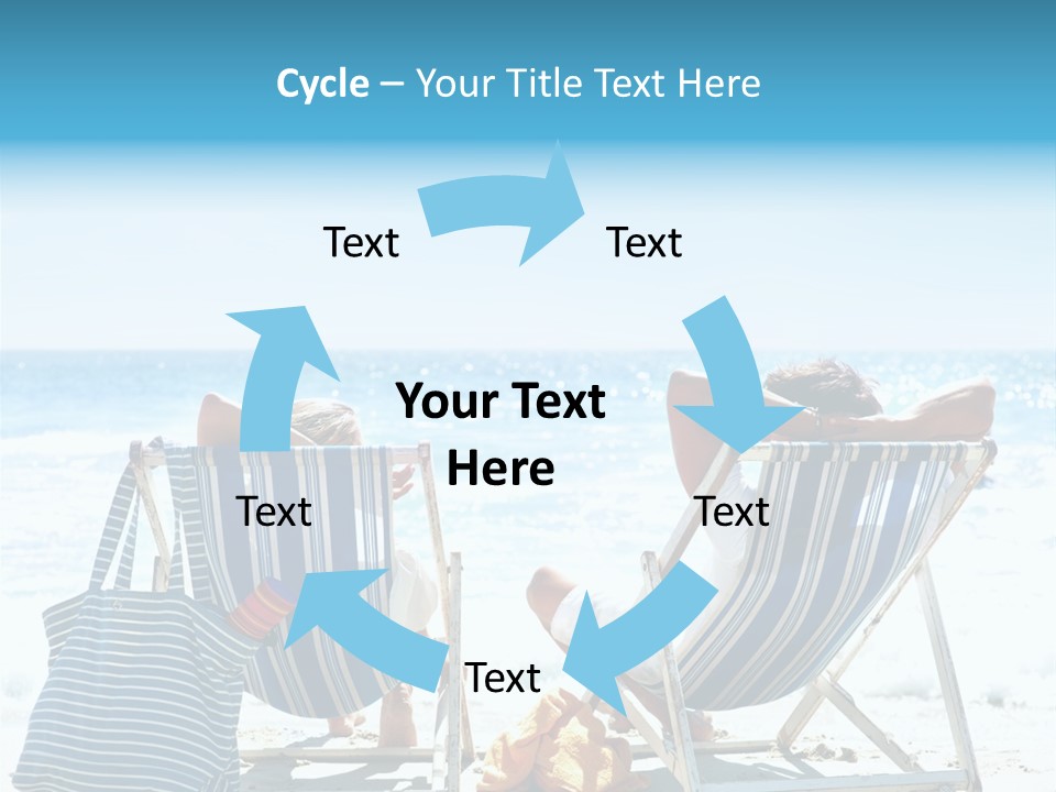 Couple Picnic Sea PowerPoint Template